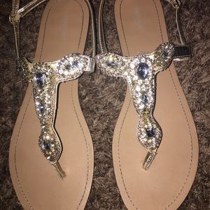 Sparkly sandals